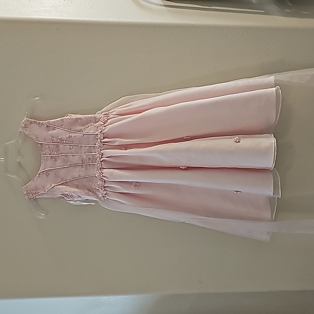 Pink princess dress size 6 girls
